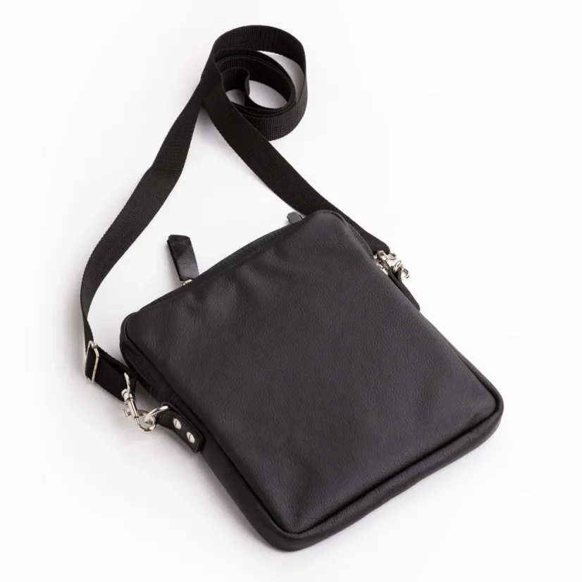 Kožená pánska taška MARIMA – pohľad zozadu, čistý dizajn