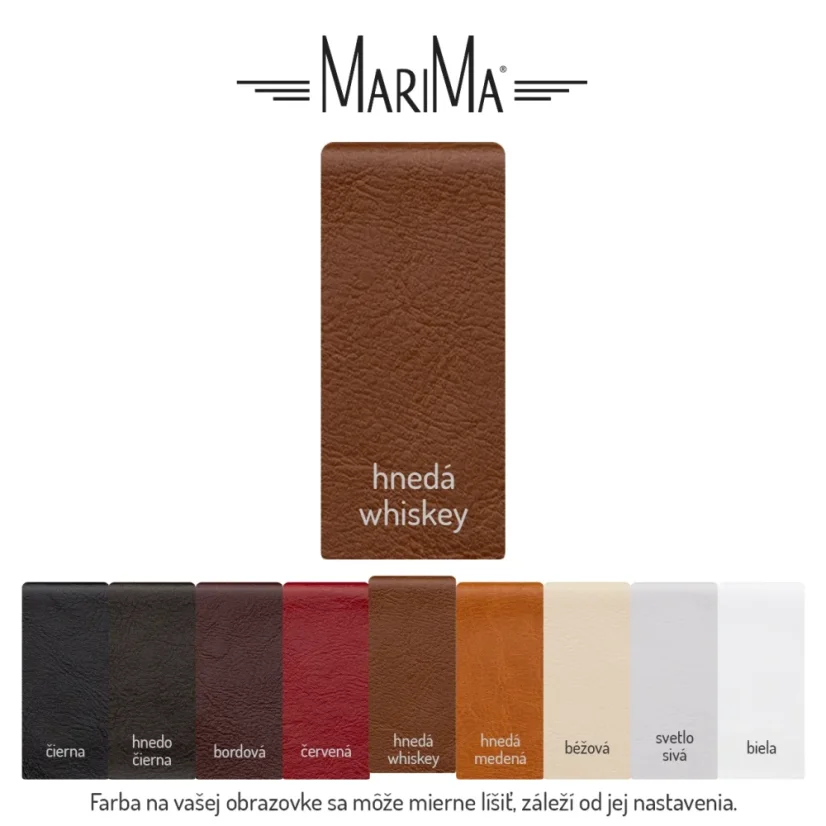 KOŽENÁ KĽÚČENKA NA ZIPS MARIMA - Farba: Hnedá koža - whiskey