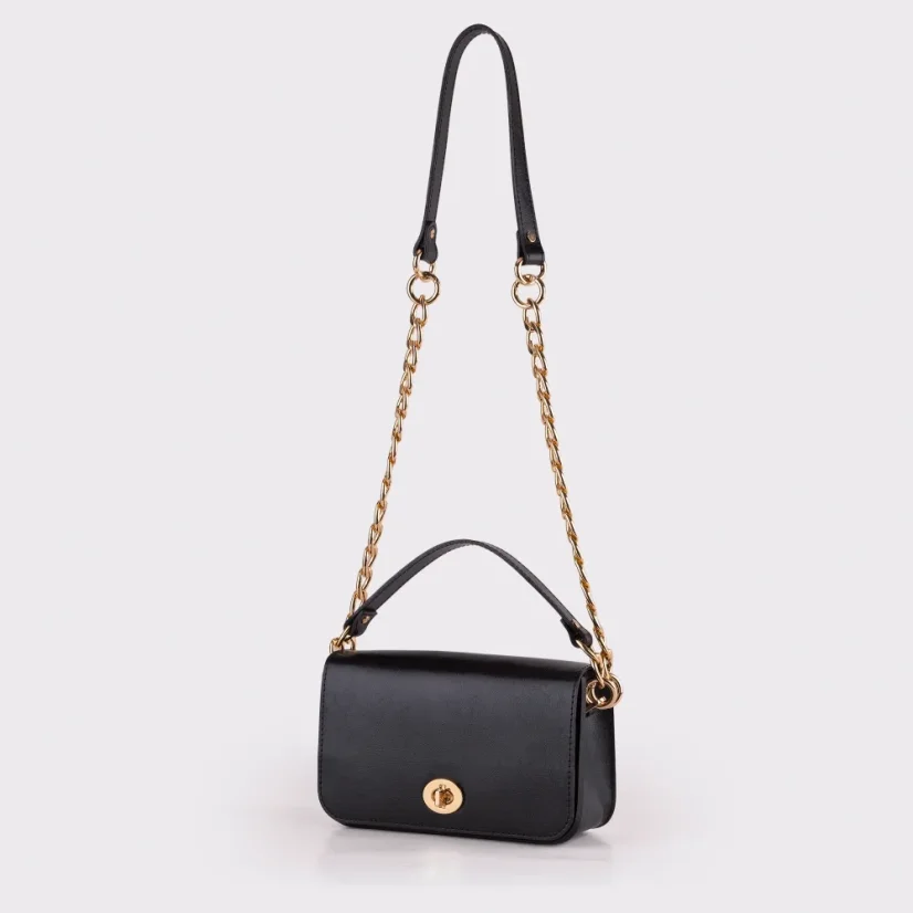  Štýlová čierna kabelka MARIMA s popruhom – nos ju na pleci alebo crossbody.