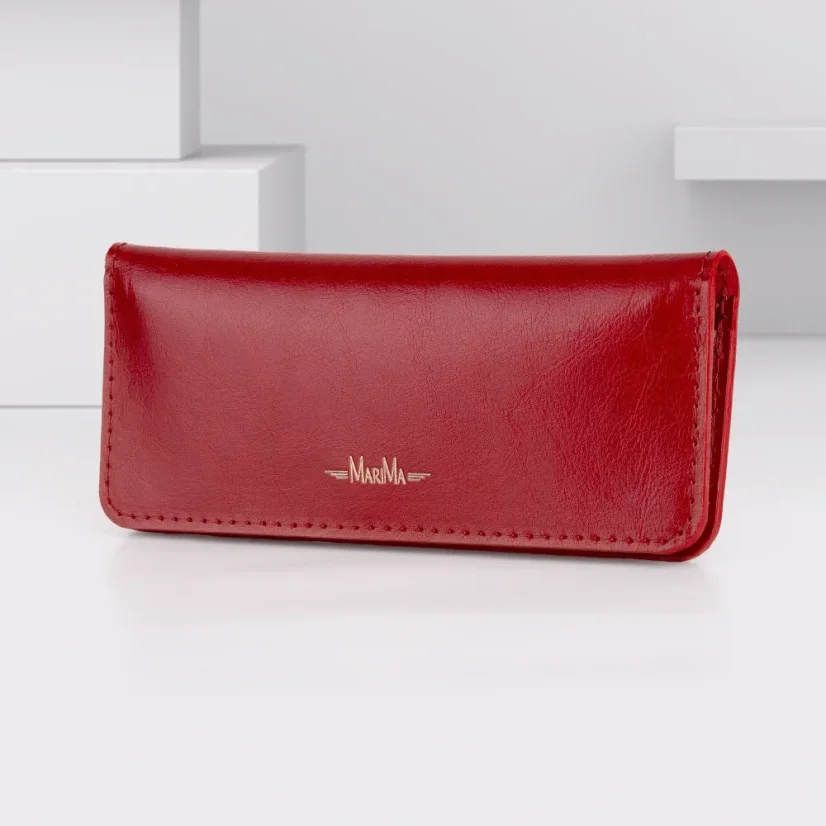 Dámska kožená peňaženka MARIMA – červený akcent pre ženy, ktoré chcú byť výrazné a štýlové