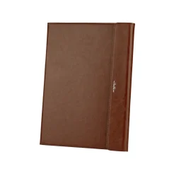 Elegantné kožené puzdro A4 s klipom na papiere a uchytením pera Elegantné kožené puzdro A4 s klipom na papiere a uchytením pera