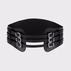 Čierna koža. Strieborný akcent. Čierna koža. Strieborný akcent.