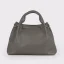 Kožena shopper kabelka MARIMA –  zemitý základ s eleganciou sivej