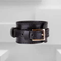 KOŽENÝ NÁRAMOK ZO ZLATOU PRACKOU MARIMA
