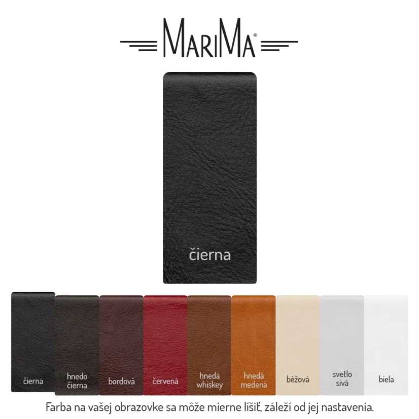 KOŽENÉ PUZDRO MARIMA NA DOKUMENTY A4 - Farba: Čierna koža