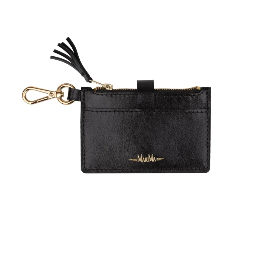 Mini kožená peňaženka na zips MARIMA – praktická a štýlová